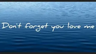Don't Forget You Love Me - Calum Hood (lyric video)