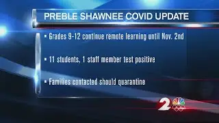 Preble Shawnee High School to continue remote learning until Nov. 2
