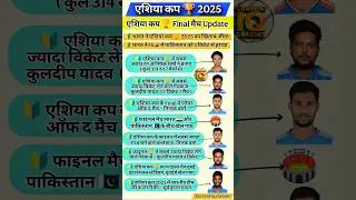 एशिया कप 🏆 2025 | Asia Cup 2025 Update | Current Affairs 2025 #asiacup2025 #currentaffairs #shorts