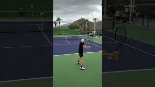 Jack Draper Practice Indian Wells 2023 #tennis #tennisplayer #tennispractice