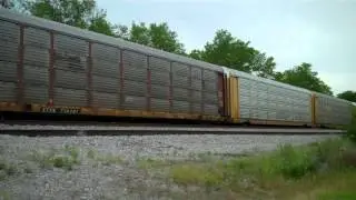NB NS autorack train @ mp 84.7, Lexington, KY