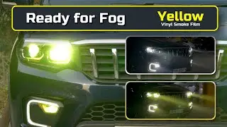 Prepare Your Car for Dense Fog with Yellow Tint Film