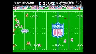 My dad playing tecmo bowl (is he good?)