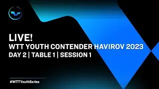 LIVE! | T1 | Day 2 | WTT Youth Contender Havirov 2023 | Session 1
