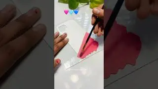 DIY aesthetic phone case #art #cards #diy #gift #painting #phonecase #shorts