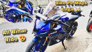 All Bihar Ride 😍 || Bike Pe Maps Laga 🤯 || 