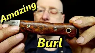 Amazing Desert Ironwood Burl. Knife making tips. JACKLORE