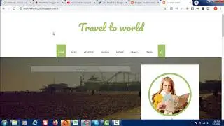 10 Free Travel Blogger Templates Best And Responsive