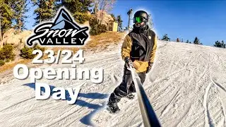 Opening Day At Snow Valley