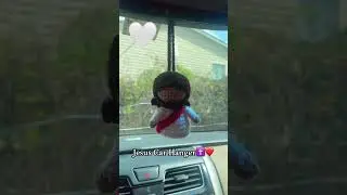 Jesus Crochet Car Hanger✝️❤️ #crochet #amigurumi #crochetcharm #caraccessories #tejercrochet #jesus
