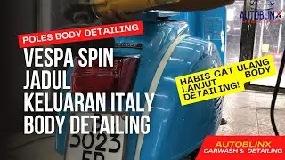 VESPA SPINT JADUL ITALY POLES BODY DETAILING