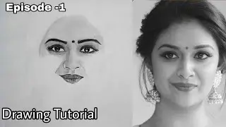 South actress keerthi suresh drawing | episode - 1