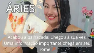 ÁRIES  ACABOU A PALHAÇADA!UMA INFORMAÇÃO IMPORTANTE CHEGA EM SEU NOME #aries #signoaries #atemporal 
