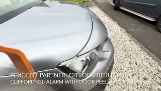 Peugeot Partner Van Alarm Clifford anti peel shock sensor