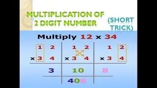 Fast Trick For Calculation (Multiplication of 2 digits)