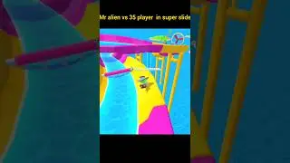 Mr alien vs 35 player in super slide #stumbleguys #shorts #trendingshorts