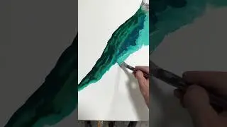 Ashvin Harrison Artist Painting an Eagle of Charcoal Acrylic and Oil Painting