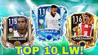 TOP 10 BEST LW IN FIFA MOBILE 21!