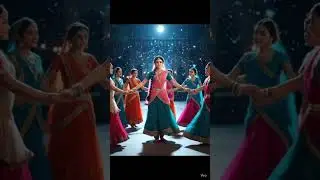 Radha Rani 💃 sakhiyon ke sath Vrindavan me dance kar rahi hai ✨ divine vibes #radheradhe #dance