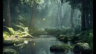 The Celestial Forest: A Relaxing Journey Through Magical Landscapes
