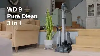 WD 9 Pure Clean 3 in 1 Islak Kuru Dikey Şarjlı S&uuml;p&uuml;rge | Fakir Hausger&auml;te