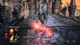 Dark Souls 3 - Killing Dragonslayer Armor with Pyromancer