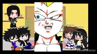 Los amigos de goten reaccionando a/trunks/gotenks/(2/5)