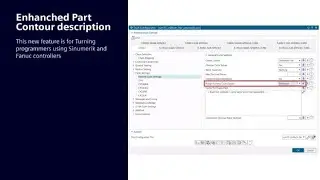 Enhanced part contour description for lathe roughing cycle output in NX CAM