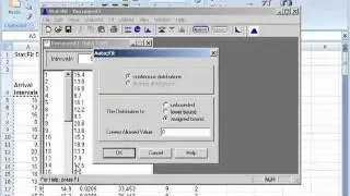 Fitting a Distribution in Process Model Simulation Software