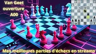Van Geet ouverture A00 | Analyse de mes parties d'&eacute;checs en direct | Commentaires et strat&eacute;gies