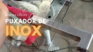 Aprenda a fazer puxador de inox para portão