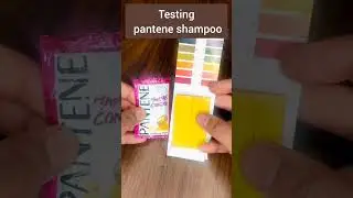 Testing Pantene Shampoo