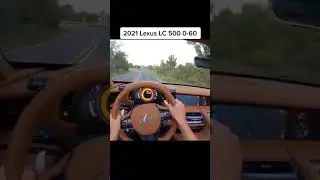 0-60 🚘 2021 Lexus LC 500 Convertible! 471 HP! 5.0L V8 engine. #shorts #cars #lexuc #lc500