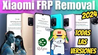 FRP Quitar cuenta Google Xiaomi todos los modelos HyperOS  2.0/Miui 14 ||Avatar tool new|| Sideload