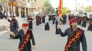 موكب عزاء عاشوراء لواء الديوانية في الكاضميه المقدسه