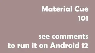 Golf Clash - Material Cue 101 (see comments for Android 12)