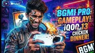 🔥 iQOO 13 120FPS 🚀 MAX Graphics | OriginOS BGMI Live Gameplay | Performance Test