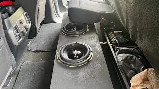 10” Subwoofers and Audio Amp Installed in 2020 Ford F-150