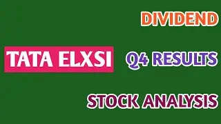 TATA ELXSI Q4 RESULTS 2023●DIVIDEND●TATA ELXSI STOCK ANALYSIS●Q4 RESULTS 2023 @ STOCK MARKET PLANNER