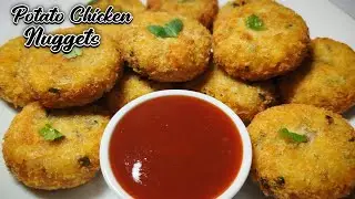 Chicken Aloo Ke Nuggets | How To Make Chicken Potato Nuggets | Ramzan Special Recipes