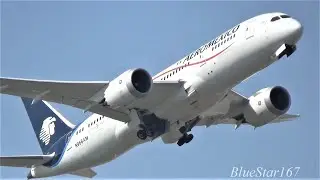 Aeromexico Boeing 787-8 (N966AM) takeoff from NRT/RJAA (Tokyo - Narita) RWY 16R