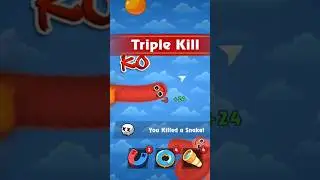 Worm Merge New Snake io Team Arena #snakeio #wormateio #wormszone