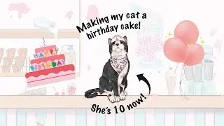 I Made My Cat a Birthday Cake!
