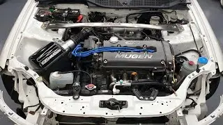 Mugen SiR Engine Bay Refresh. Brand New OEM Parts With Bolt On Mugen Mods.