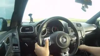 2010 mk6 GTI APR Stage 1 Acceleration 0-170kmh GoPro 1080p