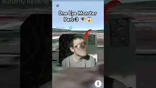 One Eye Monster Part-3 👁️😱 on google maps and google earth 🌏 #shorts #sonyearth2m