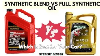 Synthetic Blend vs Full Synthetic Oil: Which Is Best for Your Car?
