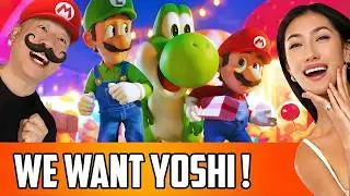 Super Mario Bros Galaxy Movie - Yoshi Trailer Reaction