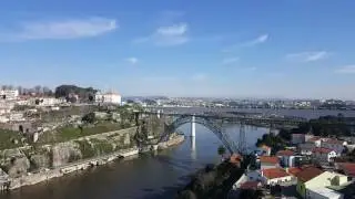 Porto Bus tour (crossing the Douro over Ponte do Infante)