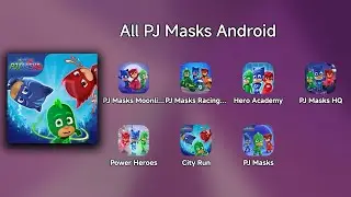 PJ Masks Super City Run - Mobile Game - New Latest Update - Android Gameplay Review